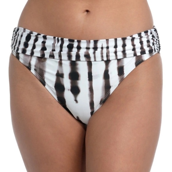 La Blanca Twisted Zebra Print Swim Bottoms NWT - Picture 6 of 6